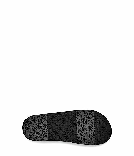 Black shoe sole with textured pattern