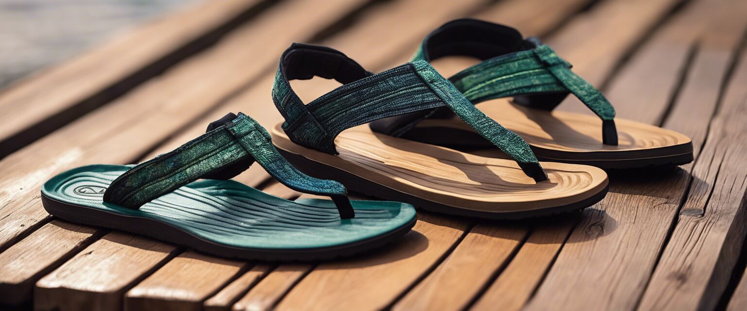 Stylish men's Sanuk sandals